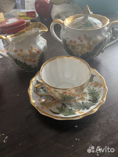 Сервиз чайный Горюн трава лфз