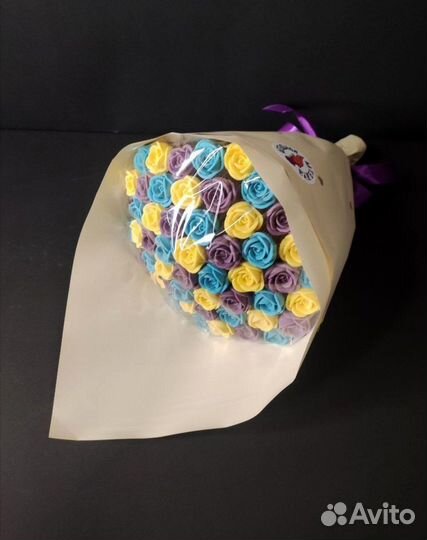 Букет - 51 Роза из Белого Шоколада