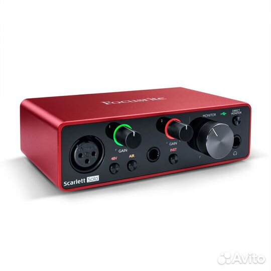 Внешняя звуковая карта focusrite Scarlett Solo 3rd