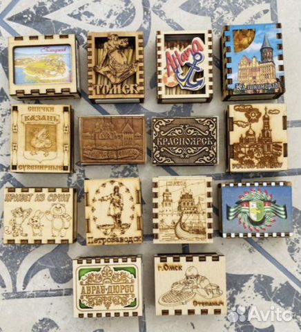 Спички с наименованием городов