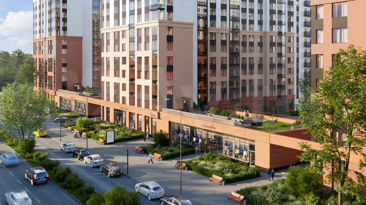 Квартира-студия, 27,6 м², 6/12 эт.