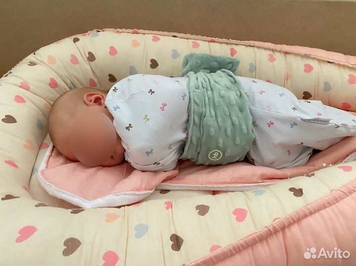 Подушка-позиционер кокон для малыша