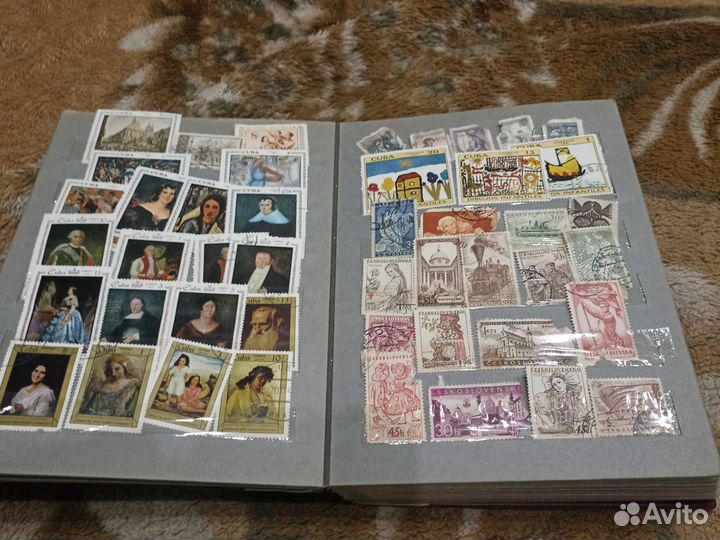 Марки СССР в альбоме