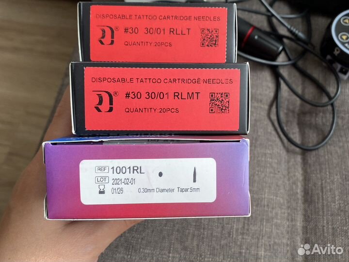 Тату машинка mast, иглы, ремувер