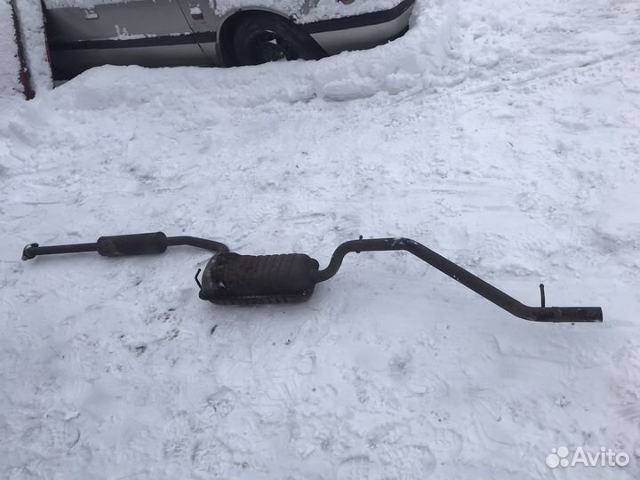 Глушитель и резонатор Mazda 3 BK 1.6 седан 2004