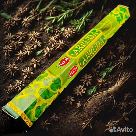Благовоние 6-тигранник Hem Arruda / Арруда