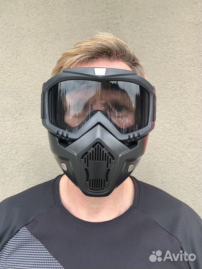 Маска горнолыжная мото очки в наличии