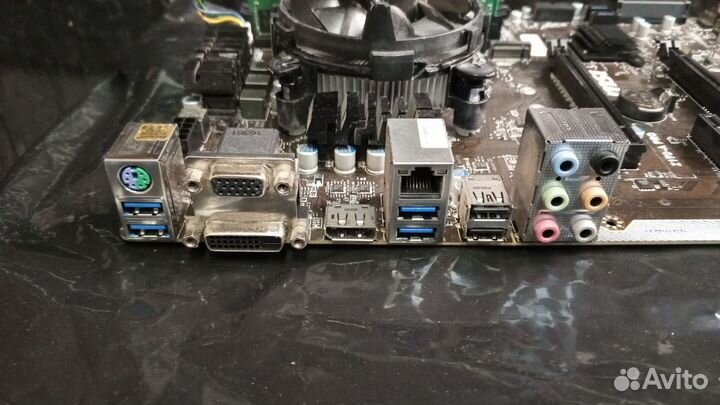 Мат плата MSI z170-A PRO, проц g4400, озу 4GB