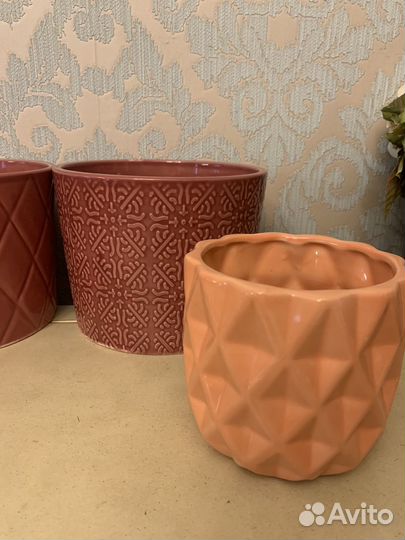 Горшки для цветов новые