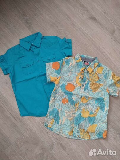 Рубашки летние на мальчика новые
