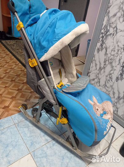 Санки коляска ника