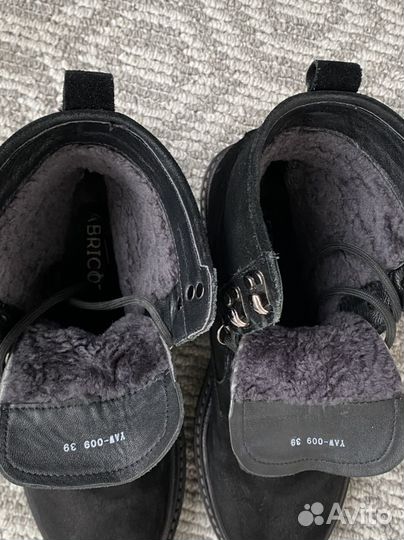 Ботинки зима нат замша