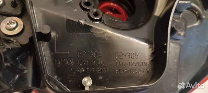 Стоп сигнал Toyota vitz, KSP130; NSP130; NSP135;