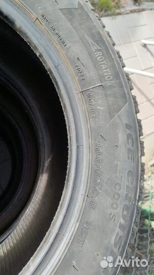 Шины Bridgestone 205 60 r16 зимние шипы