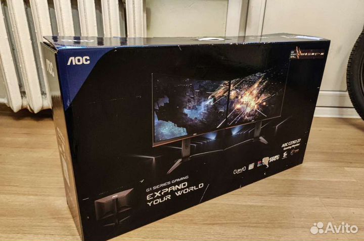 Монитор 144 гц изогнутый 27 диаг. AOC c27g1