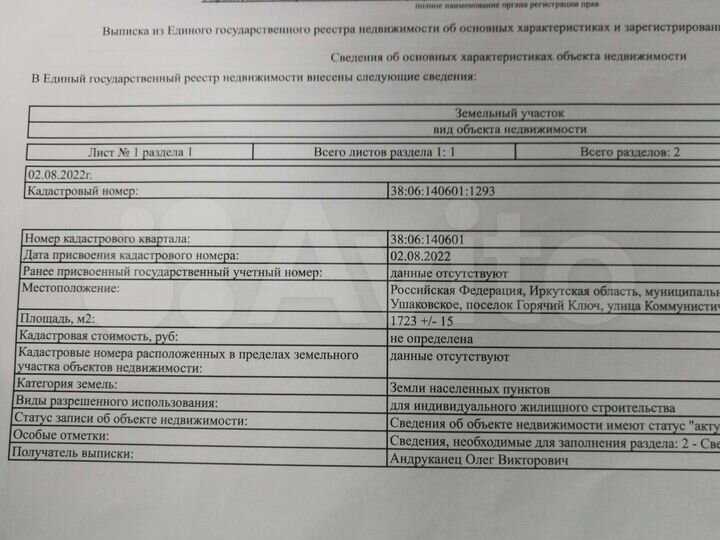 Участок 17 сот. (ИЖС)