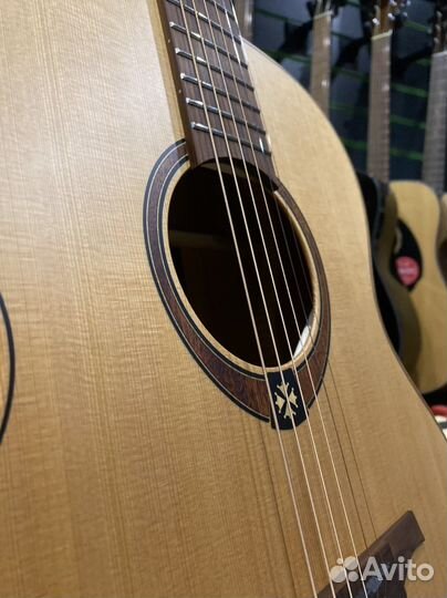 LAG T170A акустическая гитара массив (аудиториум)
