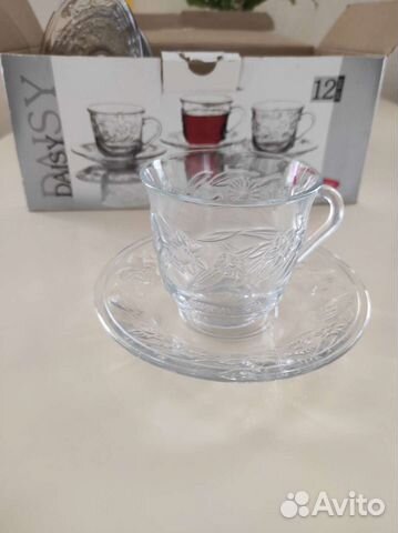 Набор кружек с блюдцами на 6 персон