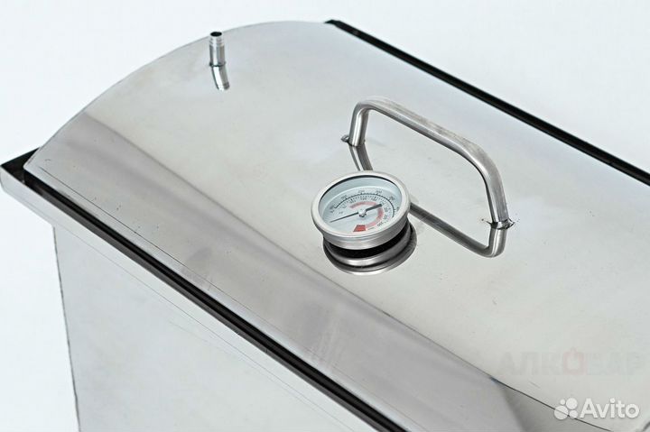 Коптильня с гидрозатвором, нерж. сталь