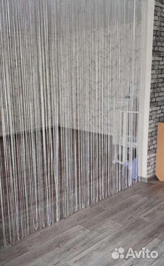 Шторы нити кисея с люрексом и без новый