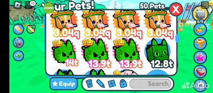 Обмен pet simulator X на Murder Mystery 2