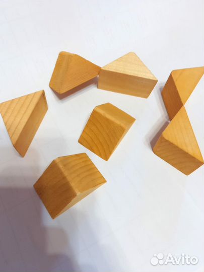 Кубики деревянные
