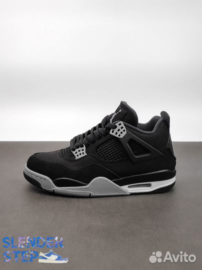 Кроссовки Air Jordan 4 Retro SE Black Canvas