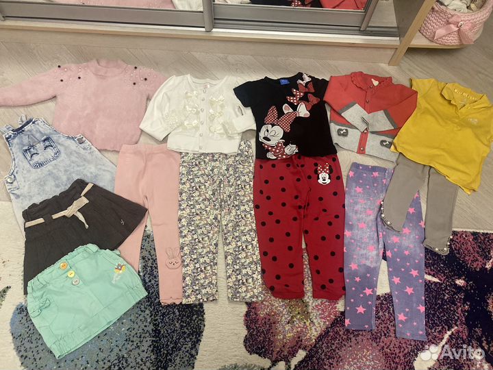 Вещи пакетом на девочку 92 98