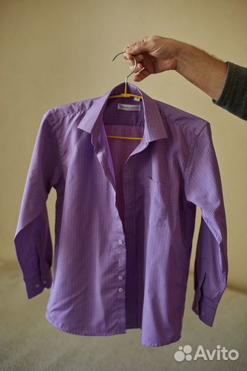 Рубашка для мальчика нарядная шелковая