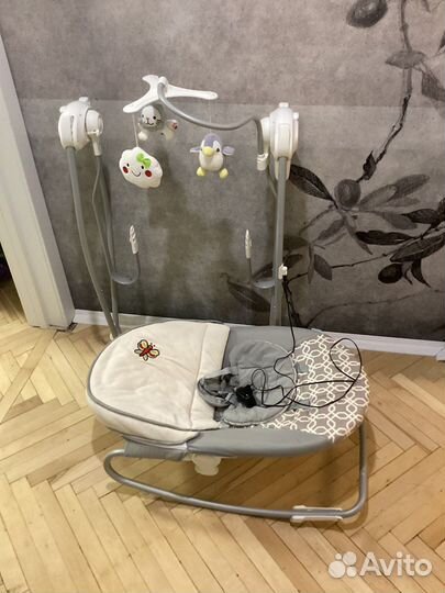 Детские электронные качели для новорожденных
