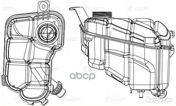 Бачок расширительный LET1010 luzar