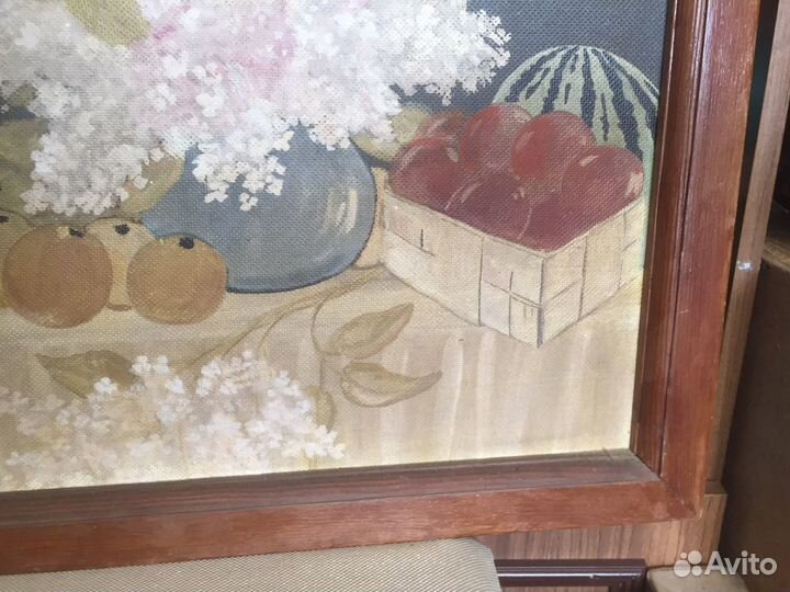 Картина СССР «Фрукты цветы» большая