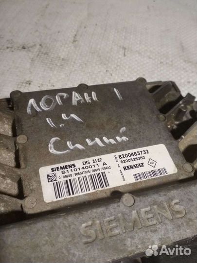 Блок управления двигателя Logan Sandero 1.4 1.6