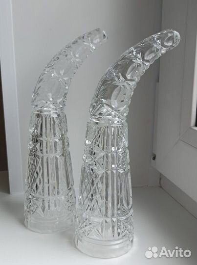 Хрустальные бокалы «Рога»