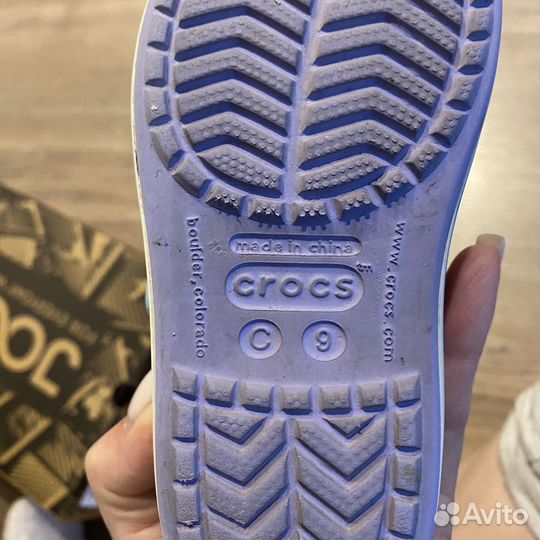 Сандалии crocs c9 для мальчика