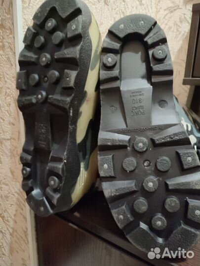 Сапоги мужские утеплённые