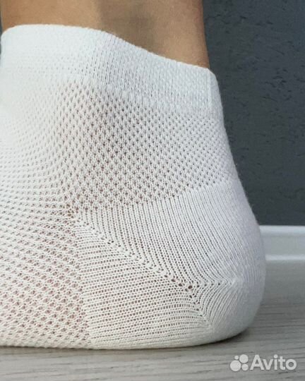 Носки женские белые хлопковые