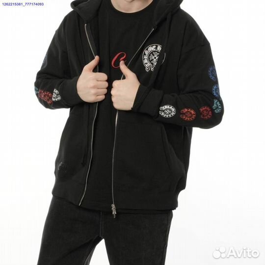 Зип худи Chrome Hearts эксклюзив (Арт.87237)