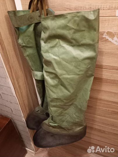 Сапоги чулки химзащита озк и шлем штормовой