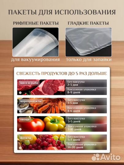 Вакуумный упаковщик для продуктов вакууматор