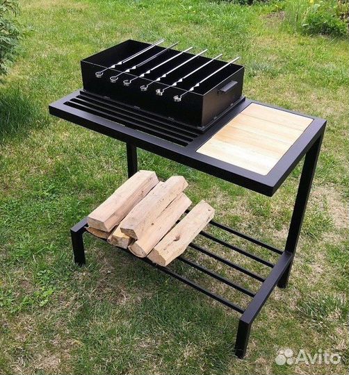 Мангал в стиле лофт