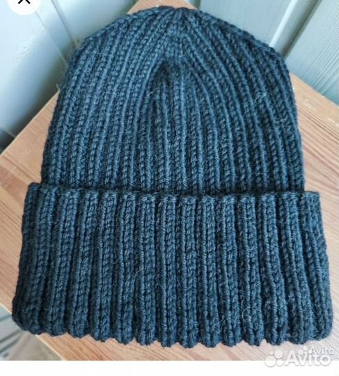 Мужская зимняя шапка вязаная