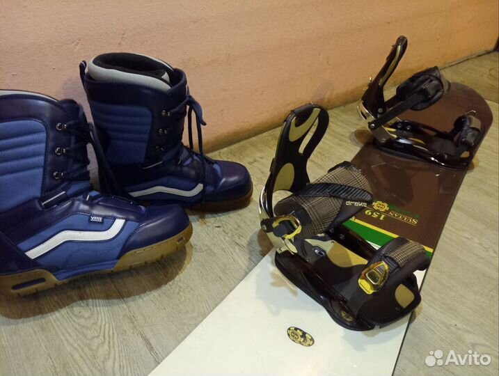 Сноуборд Rossignol 159 см+Drake+Vans. Комплект