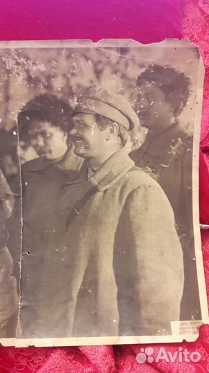 Архивное подлинное фото фильма шел солдат с фронта