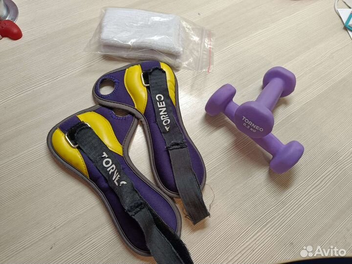 Утяжелители с пальцем, напульсники