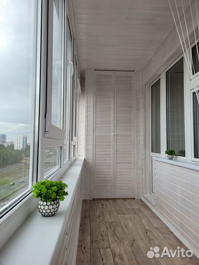 Отделка балконов и лоджий, остекление