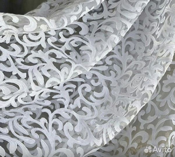 Шторы тюль новый готовый 3 м