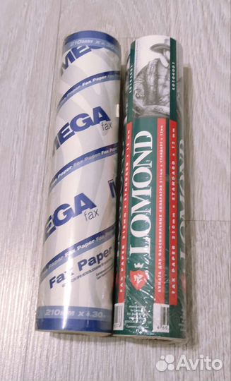 Бумага для факса две штуки новая