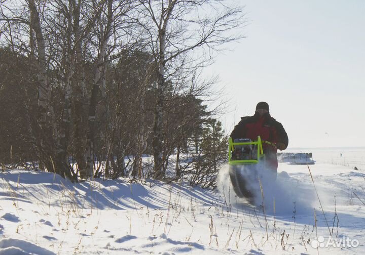 Новый Мотобуксировщик Pomor X1 PRO