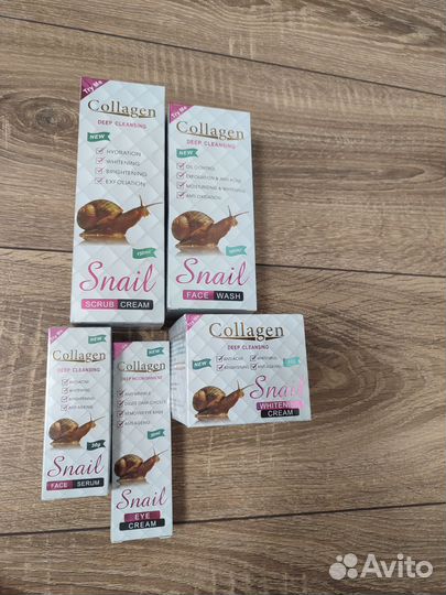 Крем для лица с коллагеном. Набор косметики